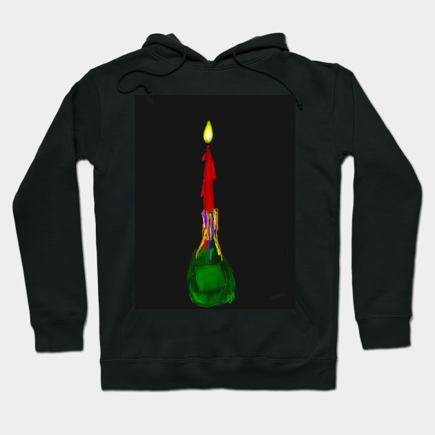 Candle bottle Hoodie by DancingCreek